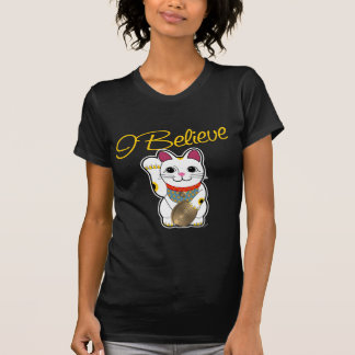Ich glaube an Maneki Neko T-Shirt