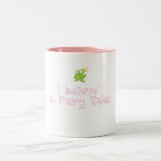 Ich glaube an Märchen Zweifarbige Tasse
