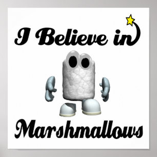 Ich glaube an Marshmallows Poster