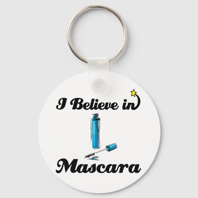 Ich glaube an Mascara Schlüsselanhänger (Vorderseite)