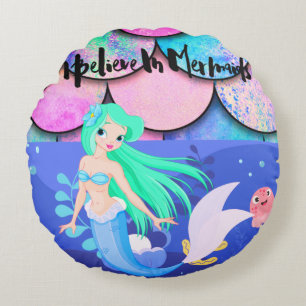 Ich glaube an Mermaids Throw Kissen