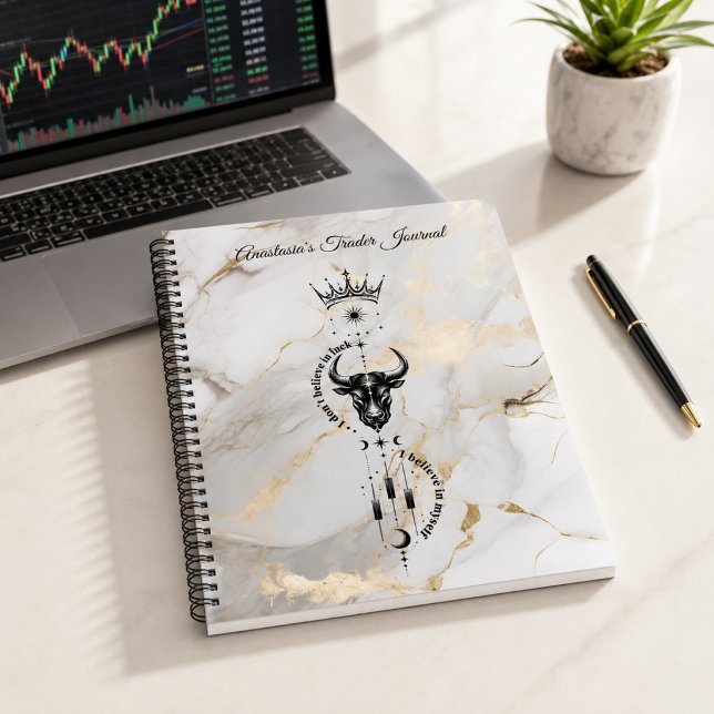 Ich glaube an mich selbst Premium Trader Notizbuch (Image shown for illustration purposes only.)