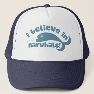 Ich glaube an Narwhals Truckerkappe