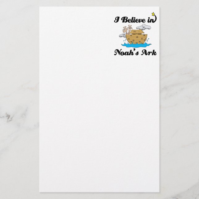 Ich glaube an Nashark Briefpapier (Vorderseite)