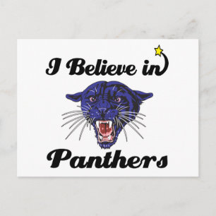 Ich glaube an Panther Postkarte