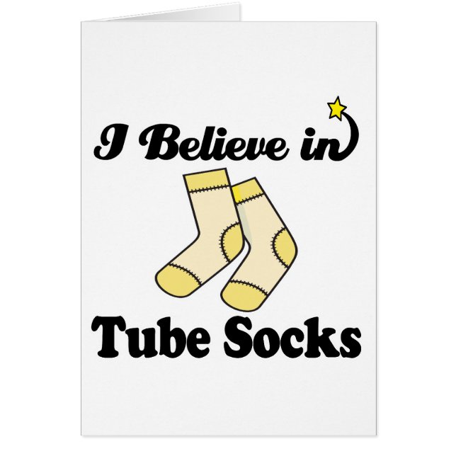 Ich glaube an Röhren-Socken (Vorne)