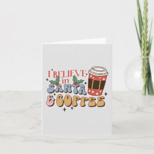 Ich glaube an Santa und Kaffee   Weihnachtslatte