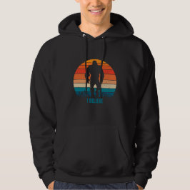 Ich glaube an Sasquatch Bigfoot Herren Hoodie