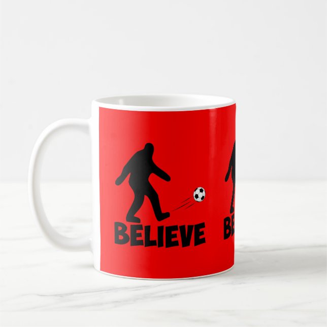 Ich glaube an Sasquatch Kaffeetasse (Links)