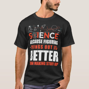 Ich glaube an Science Science Joke Premium  T-Shirt