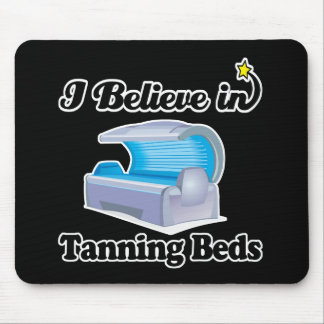 Ich glaube an Sonnenbänke Mousepad