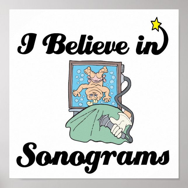 Ich glaube an Sonogramme Poster (Vorne)