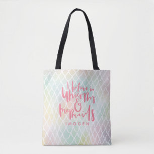 ICH GLAUBE AN UNICORNS AND MERMAIDS PINK