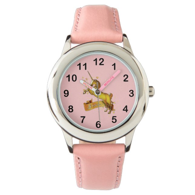 Ich glaube an Unicorns Armbanduhr (Vorderseite)