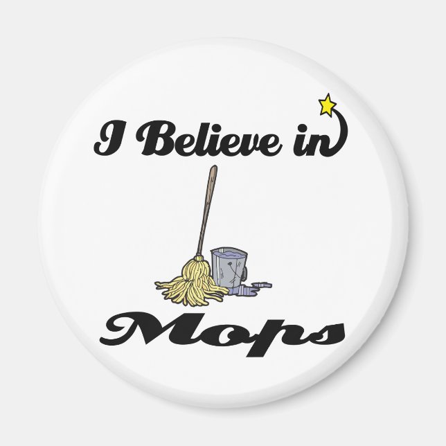 ich glaube an Wischmopps Magnet (Vorne)