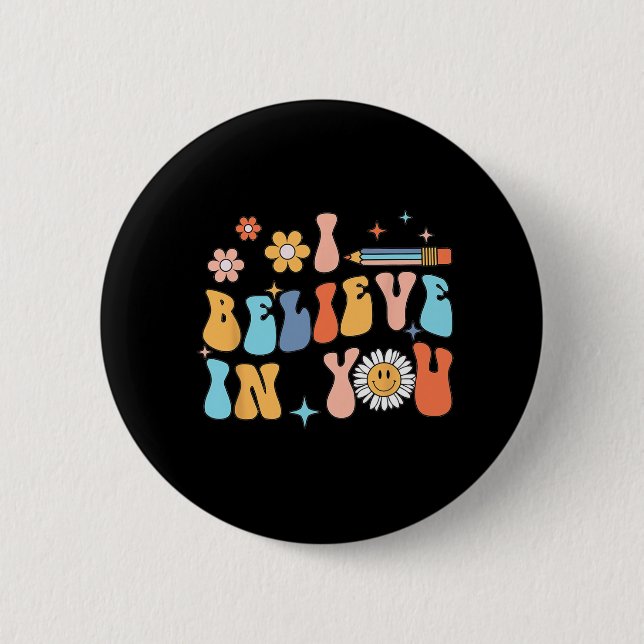 Ich glaube an Y0u Test Day Staat Testing Rock the  Button (Vorderseite)