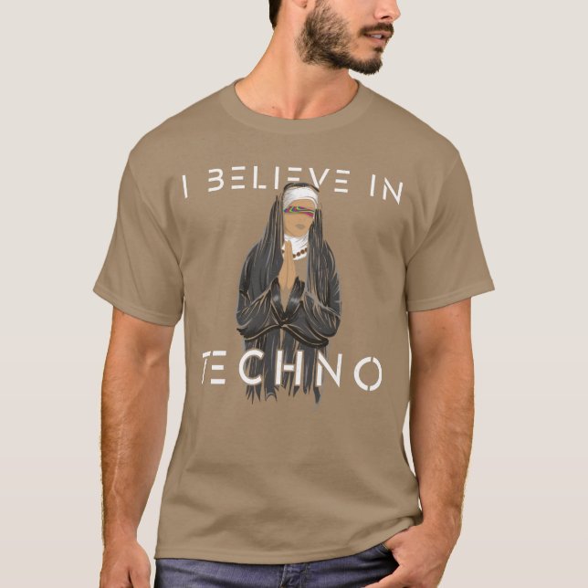 Ich glaube anechno lustig T-Shirt (Vorderseite)