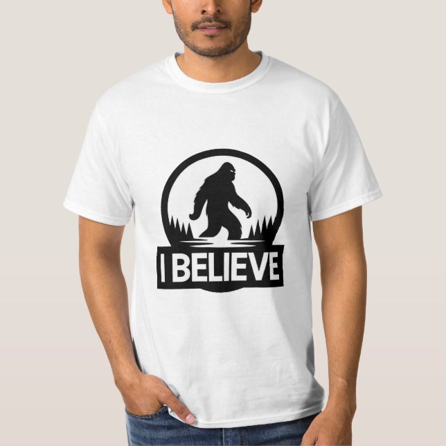 Ich glaube Bigfoot T - Shirt (Vorderseite)