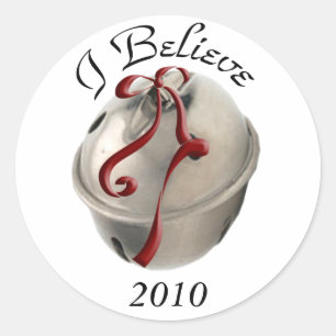 Ich glaube, dass Rentier Bell Stickers