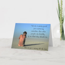 "Ich glaube dir" Validierungskarte für chronische  Karte