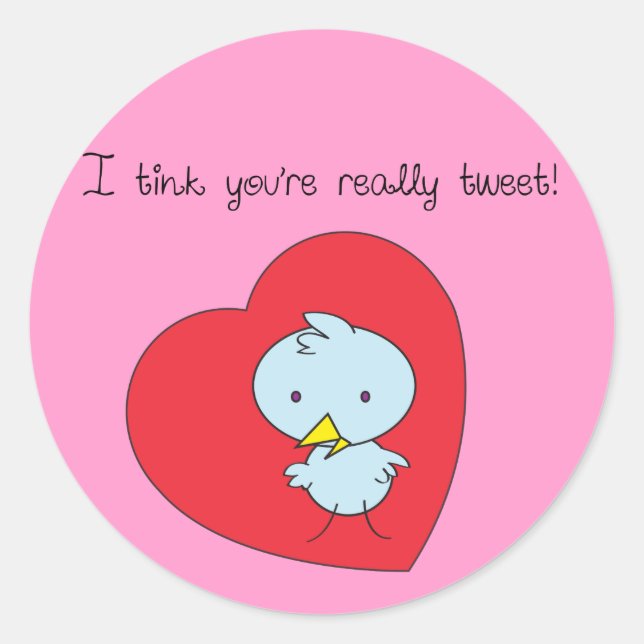 Ich glaube, du bist süße Aufkleber (Vorderseite)