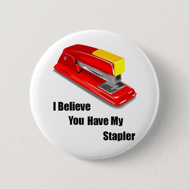 Ich glaube, du hast meinen Büroklammer Button (Vorderseite)