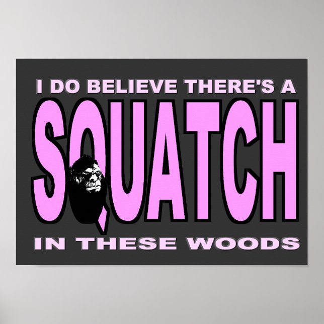 Ich glaube, es gibt eine SQUATCH - Pink Lady Versi Poster (Vorne)