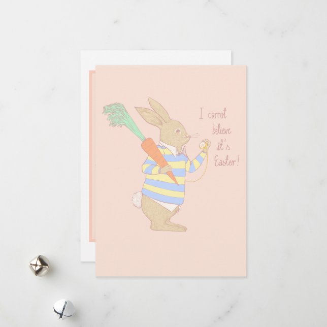 Ich glaube, es ist Ostern! Feiertagskarte (Vorderseite/Rückseite Beispiel)