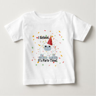 Ich glaube, es ist Party Zeit Yeti Baby T-shirt