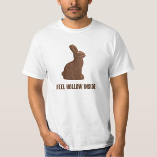Ich glaube hohlem innerem Schokoladen-Osterhasen T-Shirt