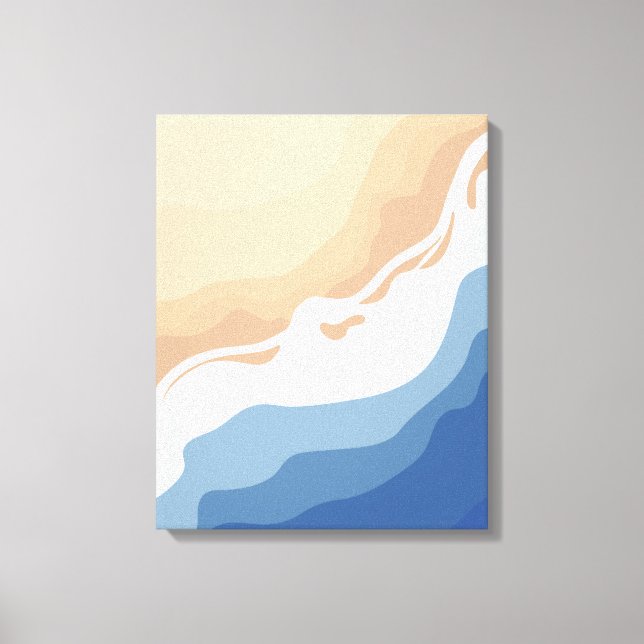 Ich glaube, ich könnte den Strand sehen Leinwanddruck (Vorderseite)