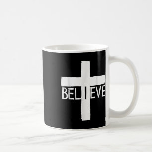 Ich glaube Kreuz Gott Jesus religiöser Glaube Chri Kaffeetasse