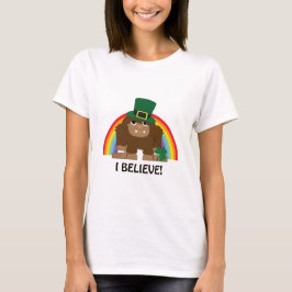 Ich glaube! Leprechaun Bigfoot T-Shirt