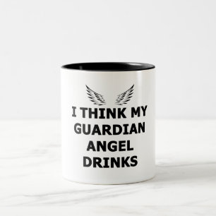 Ich glaube, mein Wächter Angel trinkt Zweifarbige Tasse