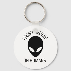 Ich glaube nicht an den Menschen Schlüsselanhänger