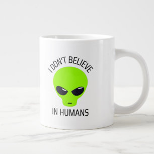 Ich glaube nicht an die Tasse des Humans