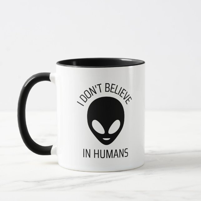 Ich glaube nicht an die Tasse des Humans (Links)