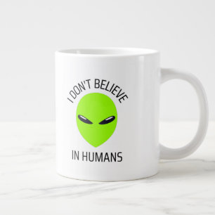 Ich glaube nicht an die Tasse des Humans