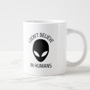 Ich glaube nicht an die Tasse des Humans