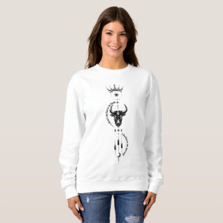 Ich glaube nicht an Glück Bull Trader Symbol Sweatshirt