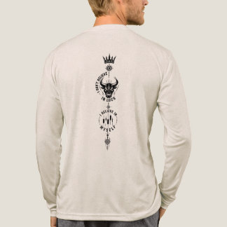 Ich glaube nicht an Glück, ich glaube an mich selb Tri-Blend Shirt