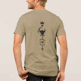 Ich glaube nicht an Glück, ich glaube an mich selb Tri-Blend Shirt