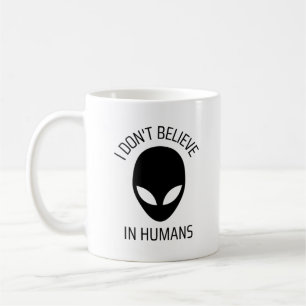 Ich glaube nicht an Menschen   Kaffeetasse