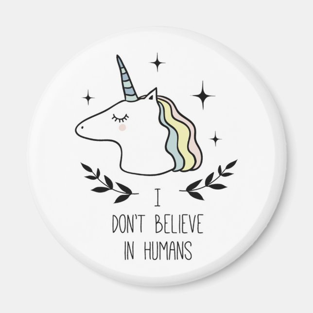 Ich glaube nicht an Menschen Magnet (Vorne)