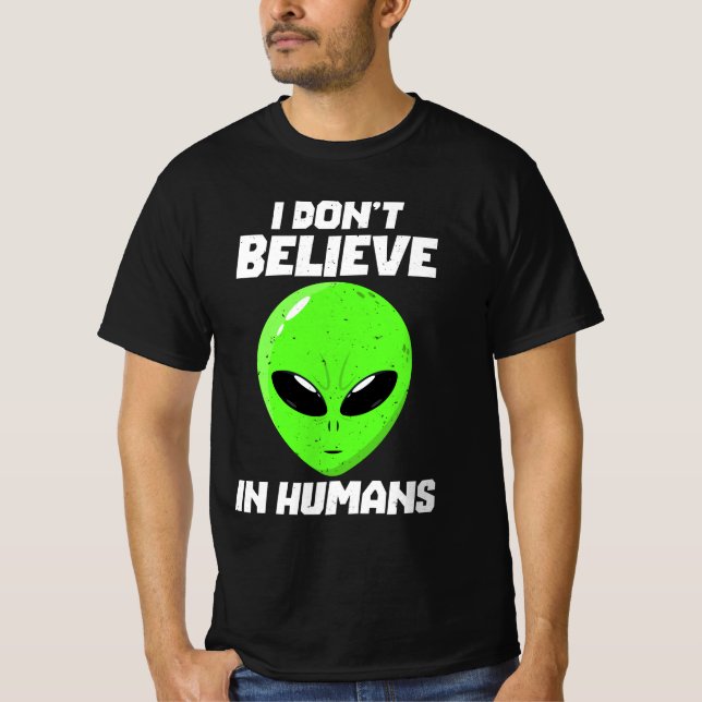 Ich glaube nicht an Menschen T-Shirt (Vorderseite)