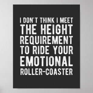 Ich glaube nicht, dass ich die Höhenanforderung fü Poster