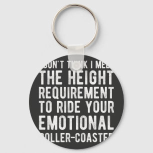 Ich glaube nicht, dass ich die Höhenanforderung fü Schlüsselanhänger