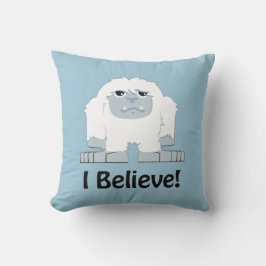Ich glaube! Niedlich Yeti Kissen
