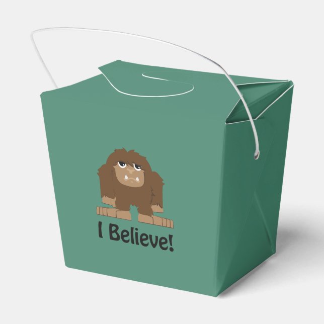 Ich glaube! Niedlicher Geschenkschachtel (Rückseite)