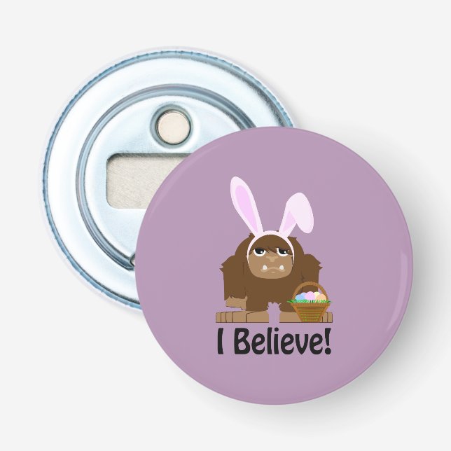 Ich glaube! Ostergras Flaschenöffner (Vorderseite)